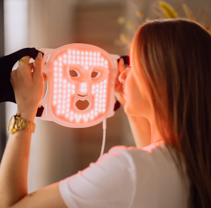 FaceGlow-Lichttherapie Maske